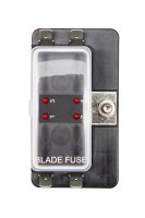 4 Way Fusebox 1 Power In - LED Light Blade Fuse Holder