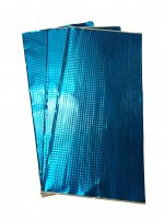 MVM Sound Deadening Matting (24 Sheets) SILVER Aluminium Foil Clad