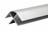 Small Radius Aluminium Corner Profile - 1.5m x 17mm Radius