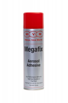 9 x Mega Fix High Temperature Spray Adhesive / Glue