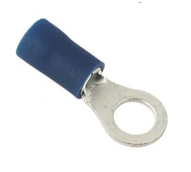 Blue Ring Terminal x 10: 12mm