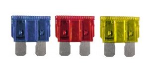 Mini Blade Fuse x 10: 10 AMP - Red