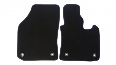 Volkswagen (VW) Caddy Mats 2004 - present (2K) - Black Carpet