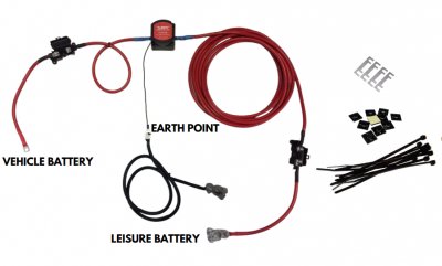 Durite Split Charge Relay Ready Made Kit