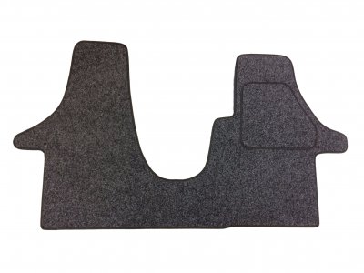 Volkswagen (VW) T5 / T6 Double Passenger Seat Mat - Anthracite Carpet