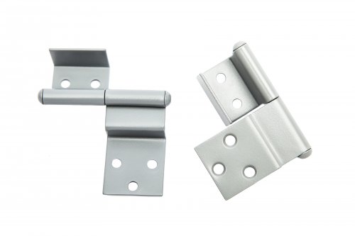 Pair of Reimo Hinges: Mid Grey